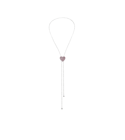 Кольє "Fall in love" pink stones